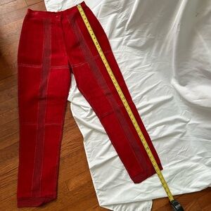 Vintage Suede Crochet Trouser Pants